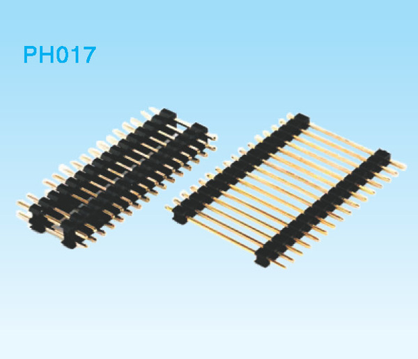 PH2.54單雙排雙塑排針H=1.5、2.0、2.5mm